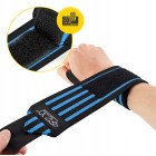 Бинти для зап'ясть (кистьові бинти) 4FIZJO Wrist Wraps Black/Blue (P-5907739317445)