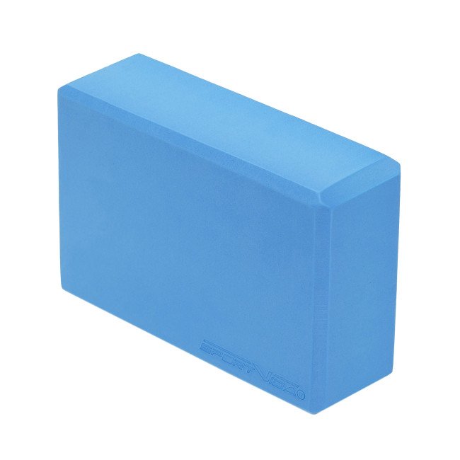 Блок для йоги SportVida EVA 23 x 15 x 7.6 см SV-EZ0068 Sky Blue