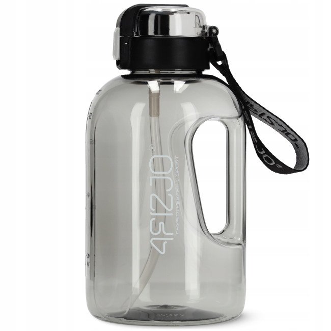 Пляшка для води спортивна 4FIZJO 2000 мл Grey (P-5905973403825)