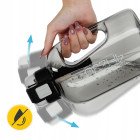 Пляшка для води спортивна 4FIZJO 2000 мл Grey (P-5905973403825)