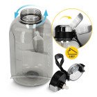 Пляшка для води спортивна 4FIZJO 2000 мл Grey (P-5905973403825)