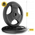 Диск металевий 4FIZJO 2 x 15 кг 26 мм Black (P-5905973401371)