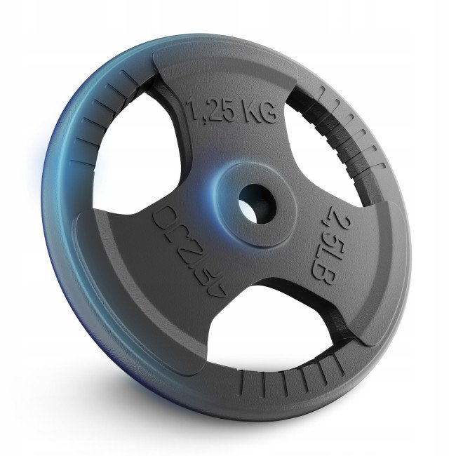 Диск металевий 4FIZJO 2 x 1.25 кг 26 мм Black (P-5905973401357)