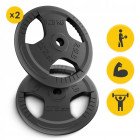 Диск металевий 4FIZJO 2 x 1.25 кг 26 мм Black (P-5905973401357)