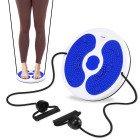 Диск здоров'я для талії Cornix Twisting Waist Disc з еспандерами XR-0448 White/Blue