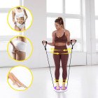 Диск здоров'я для талії Cornix Twisting Waist Disc з еспандерами XR-0449 White/Violet