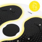Диск здоров'я для талії Cornix Twisting Waist Disc з еспандерами XR-0451 White/Black