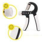 Еспандер кистьовий Cornix 5-60 кг з регульованим навантаженням XR-0142 Black/Grey