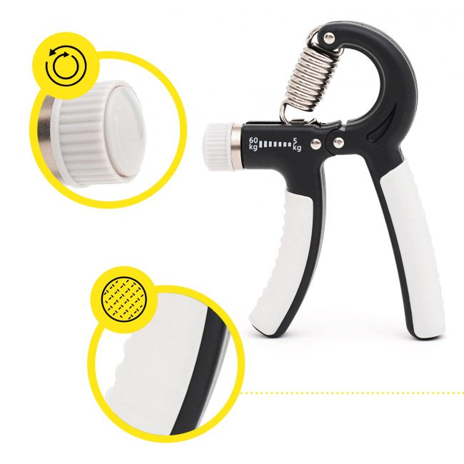 Еспандер кистьовий Cornix 5-60 кг з регульованим навантаженням XR-0142 Black/Grey