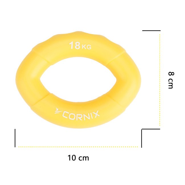 Еспандер кистьовий силіконовий Cornix 18 кг XR-0073