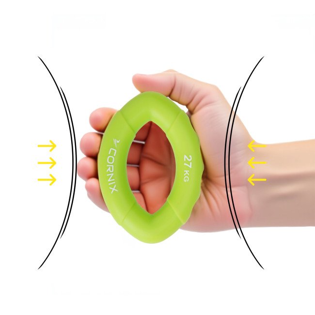 Еспандер кистьовий силіконовий Cornix 27 кг XR-0075