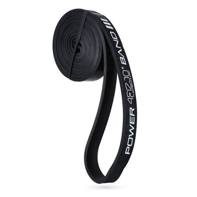 Еспандер-петля 4FIZJO Power Band 22 мм 12-17 кг резина для фітнесу і спорту Black (P-5907222931066)