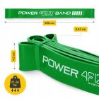 Еспандер-петля 4FIZJO Power Band 45 мм 26-36 кг резина для фітнесу і спорту Green (P-5907222931080)