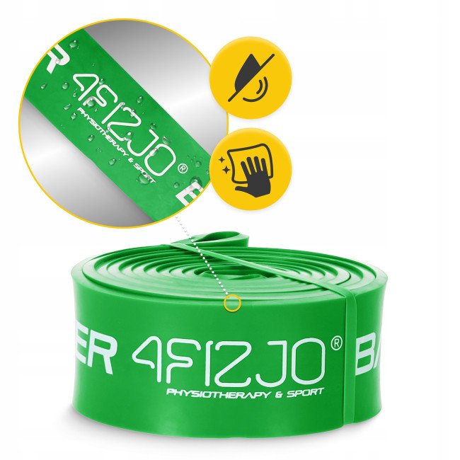 Еспандер-петля 4FIZJO Power Band 45 мм 26-36 кг резина для фітнесу і спорту Green (P-5907222931080)