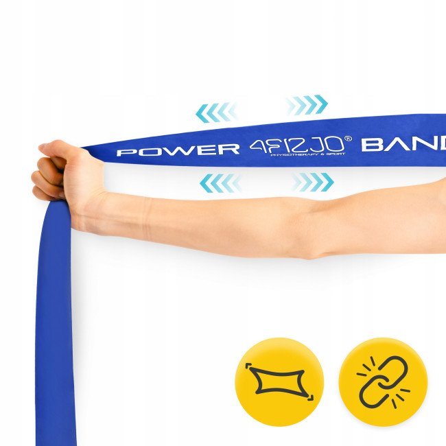 Еспандер-петля 4FIZJO Power Band 64 мм 36-46 кг резина для фітнесу і спорту Blue (P-5907222931097)