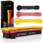 Еспандер-петля Actiget Power Band 2-25 кг (резина для фітнесу та спорту) набір 3 шт ACT0047