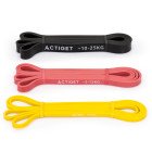 Еспандер-петля Actiget Power Band 2-25 кг (резина для фітнесу та спорту) набір 3 шт ACT0047
