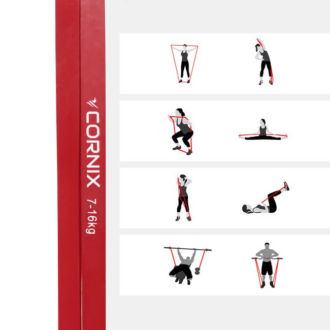 Еспандер-петля Cornix Power Band 13 мм 7-16 кг (резина для фітнесу та спорту) XR-0058