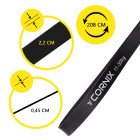 Еспандер-петля Cornix Power Band 2-38 кг (резина для фітнесу та спорту) набір 4 шт XR-0087