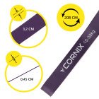 Еспандер-петля Cornix Power Band 2-38 кг (резина для фітнесу та спорту) набір 4 шт XR-0087