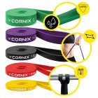Еспандер-петля Cornix Power Band 2-57 кг (резина для фітнесу та спорту) набір 5 шт XR-0086