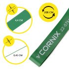 Еспандер-петля Cornix Power Band 2-57 кг (резина для фітнесу та спорту) набір 5 шт XR-0086