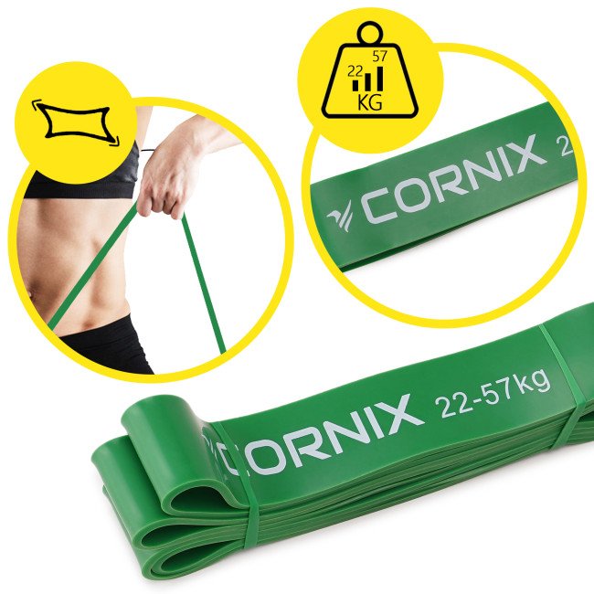 Еспандер-петля Cornix Power Band 44 мм 22-57 кг (резина для фітнесу та спорту) XR-0061