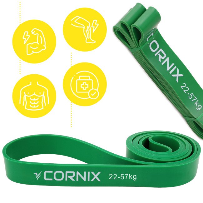 Еспандер-петля Cornix Power Band 44 мм 22-57 кг (резина для фітнесу та спорту) XR-0061