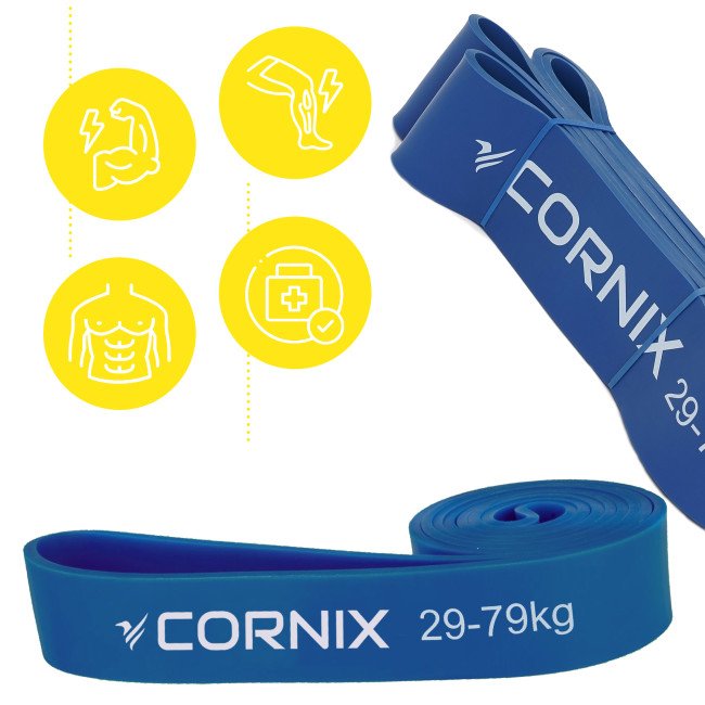 Еспандер-петля Cornix Power Band 64 мм 29-79 кг (резина для фітнесу та спорту) XR-0135