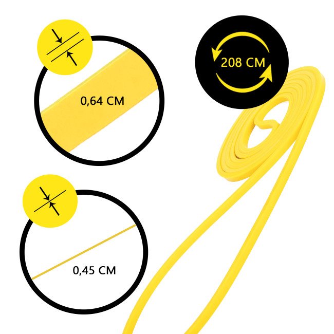 Еспандер-петля Cornix Power Band 6.4 мм 2-7 кг (резина для фітнесу та спорту) XR-0057
