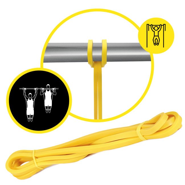 Еспандер-петля Cornix Power Band 6.4 мм 2-7 кг (резина для фітнесу та спорту) XR-0057