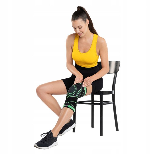 Фіксатор (бандаж) для коліна 4FIZJO 1 шт Size S (P-5907739317773)