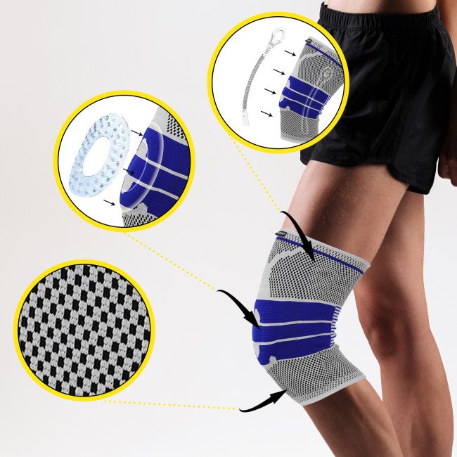 Фіксатор (бандаж) для коліна Cornix 3D 1 шт XR-0201 Size S