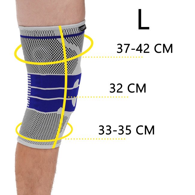 Фіксатор (бандаж) для коліна Cornix 3D 1 шт XR-0203 Size L