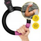 Гімнастичні кільця 4FIZJO з ABS пластику, регульовані Black/Pink (P-5905973406116)