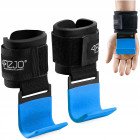 Гачки для перекладини та тяги 4FIZJO Hooks Black/Blue (P-5907739314772)