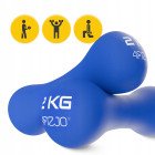 Гантелі вінілові 4FIZJO 8-shape 2 x 2 кг (P-5907739312020)