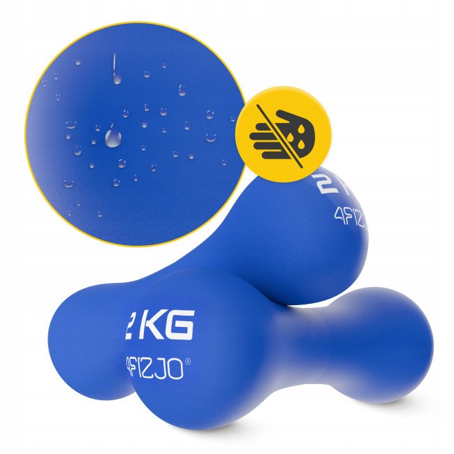 Гантелі вінілові 4FIZJO 8-shape 2 x 2 кг (P-5907739312020)