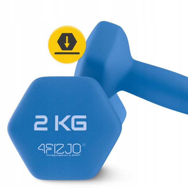 Гантелі вінілові 4FIZJO Classic 2 x 2 кг (P-5907739311979)