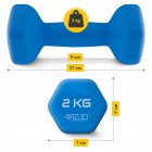 Гантелі вінілові 4FIZJO Classic 2 x 2 кг (P-5907739311979)