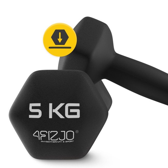 Гантелі вінілові 4FIZJO Classic 2 x 5 кг (P-5907739312808)