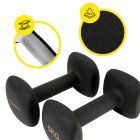 Гантелі вінілові Cornix Square 2 x 5 кг XR-0410 Black