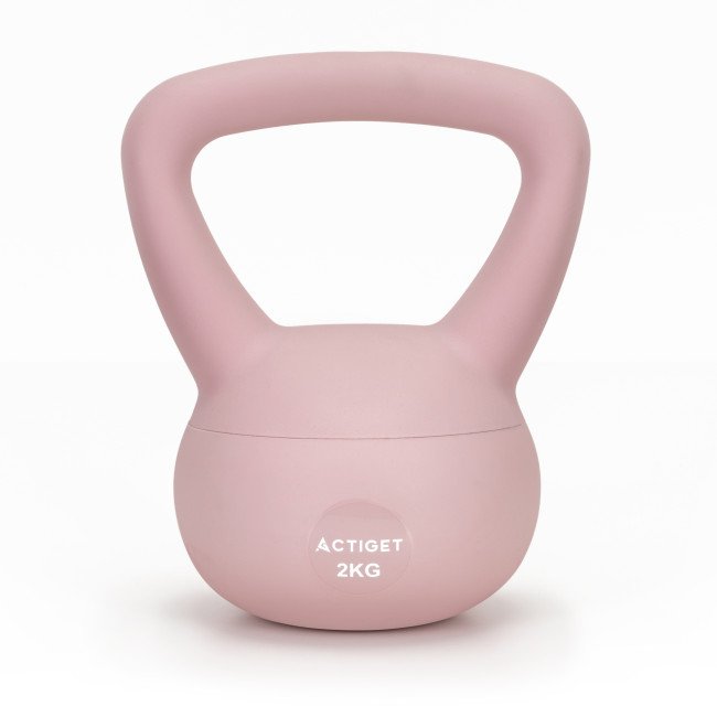 Гиря м'яка Actiget 2 кг для фітнесу ACT0062 Pink