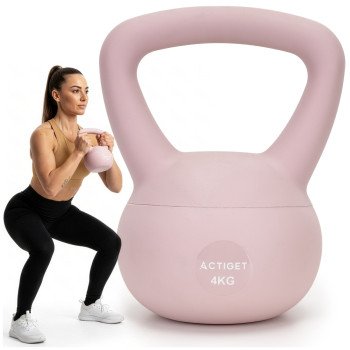 Гиря м'яка Actiget 4 кг для фітнесу ACT0063 Pink