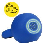 Гиря металева Cornix 12 кг з вініловим покриттям XR-0437 Blue/Black