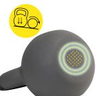 Гиря металева Cornix 16 кг з вініловим покриттям XR-0438 Grey/Black