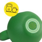 Гиря металева Cornix 20 кг з вініловим покриттям XR-0439 Green/Black