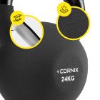 Гиря металева Cornix 24 кг з вініловим покриттям XR-0440 Black