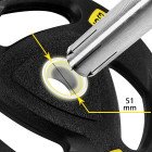 Гриф для штанги олімпійський W-подібний Cornix 120 см 50 мм без підшипників XR-0419