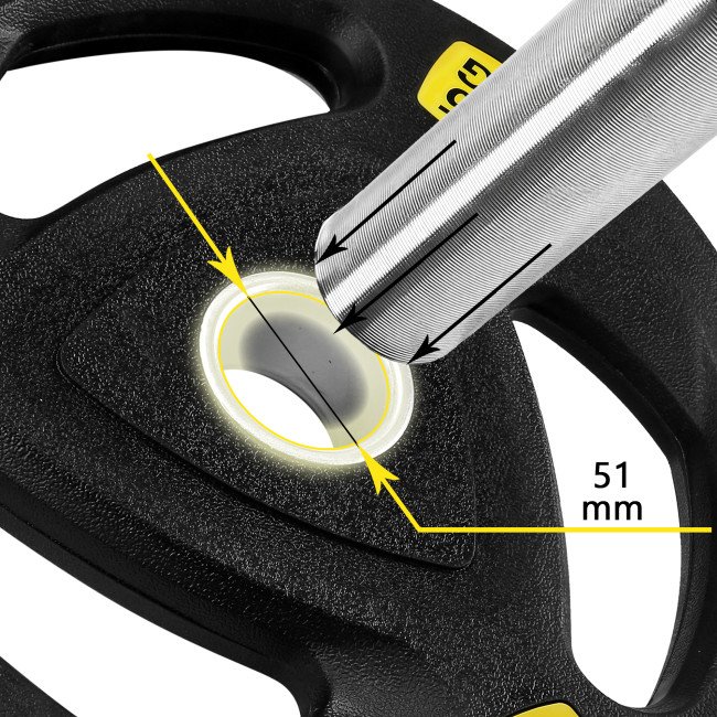 Гриф для штанги олімпійський W-подібний Cornix 120 см 50 мм без підшипників XR-0419